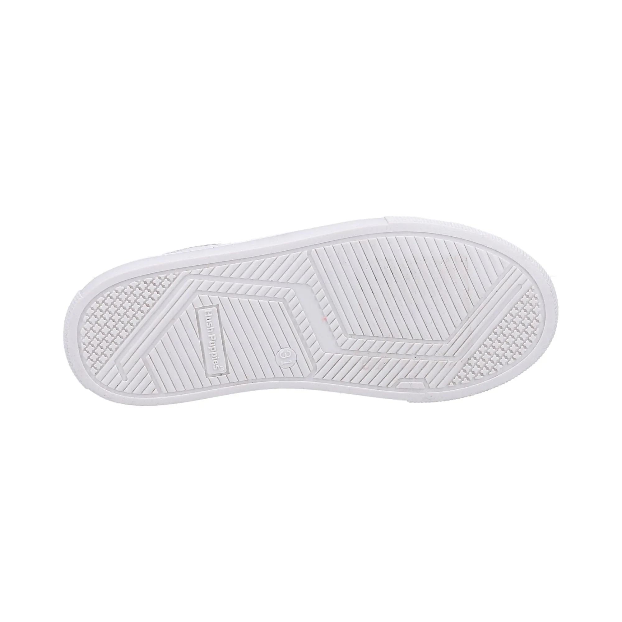 Hush Puppies Mini Colton Kids Shoe - White