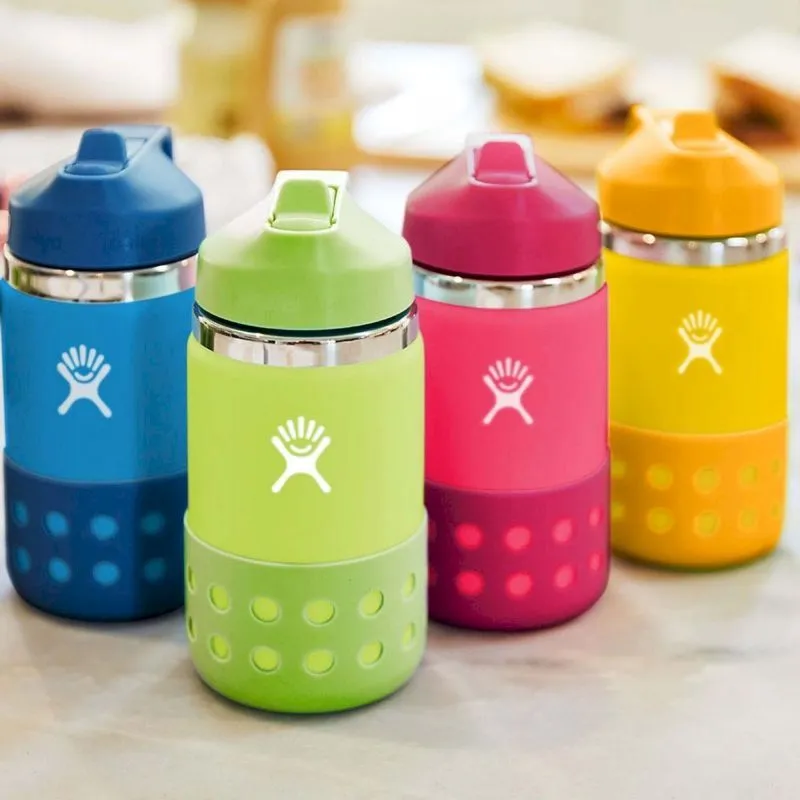 kids hydro flask with straw lid