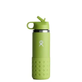 Hydro Flask  20 oz Kids Wide Mouth Straw Lid & Boot - Bottiglia termica - Bambino