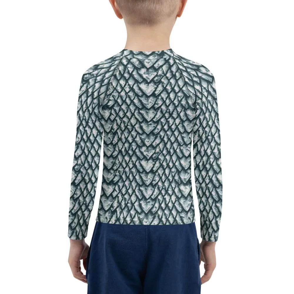 Ice Dragon Scale Kids' Rash Guard