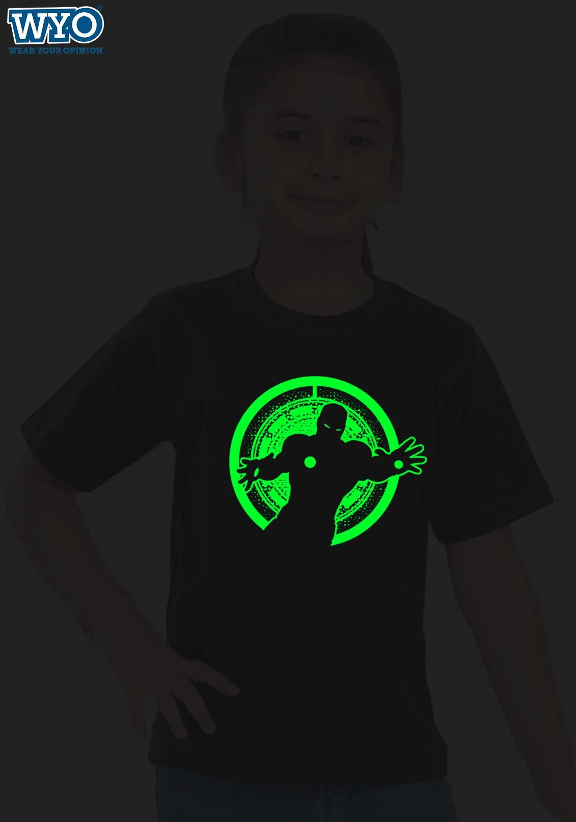 Iron First Glow In Dark Kids T-Shirts