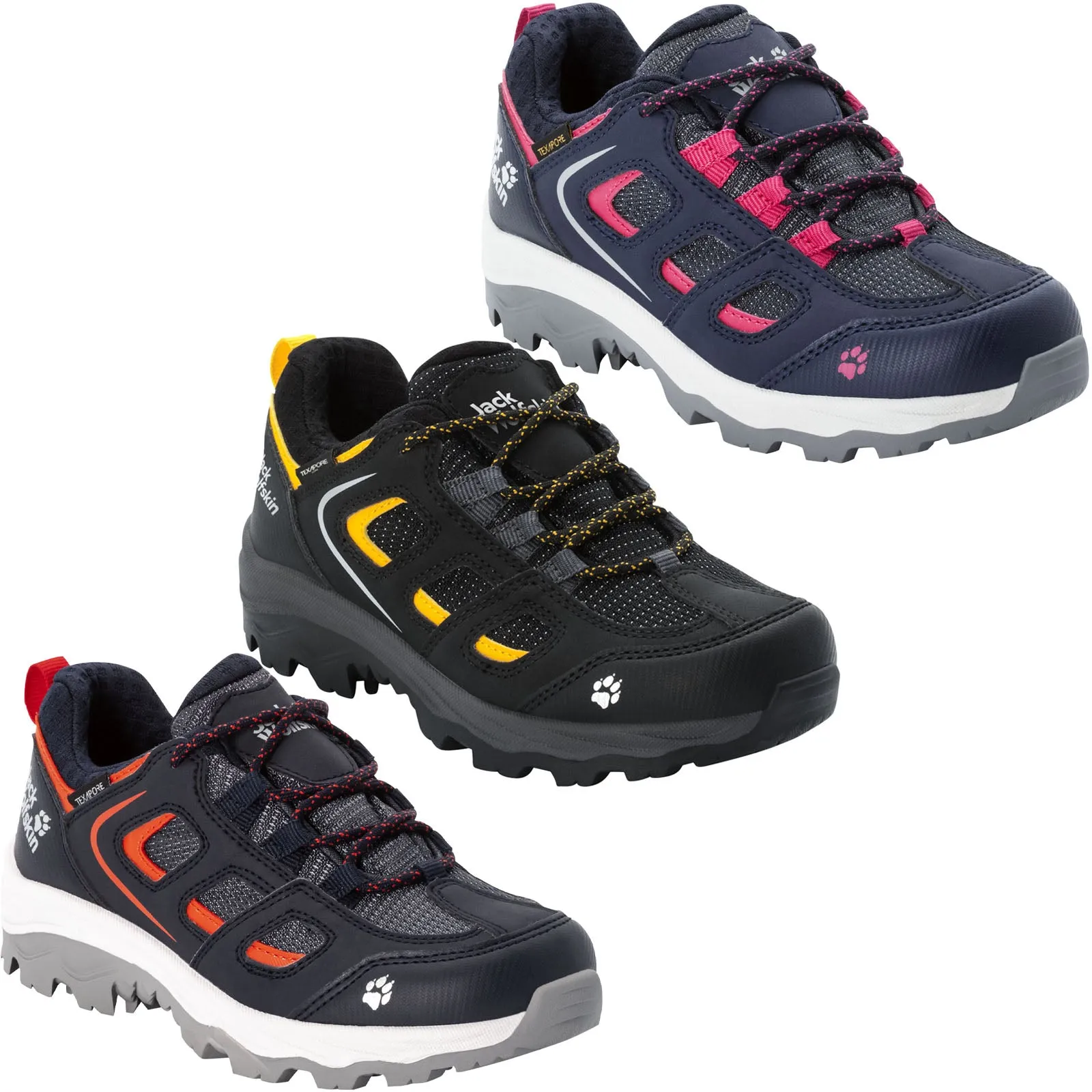 Jack Wolfskin Kids Vojo Waterproof Walking Trainers