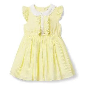 Janie and Jack Pleated Chiffon Dress (Toddler/Little Kids/Big Kids)