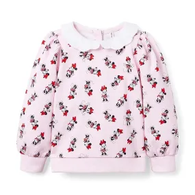 Janie and Jack Printed Minnie Mouse Sweatshirt (Toddler/Little Kids/Big Kids)