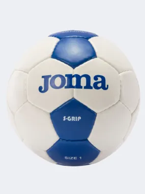 Joma S Grip Kids Handball Ball White/Royal Blue