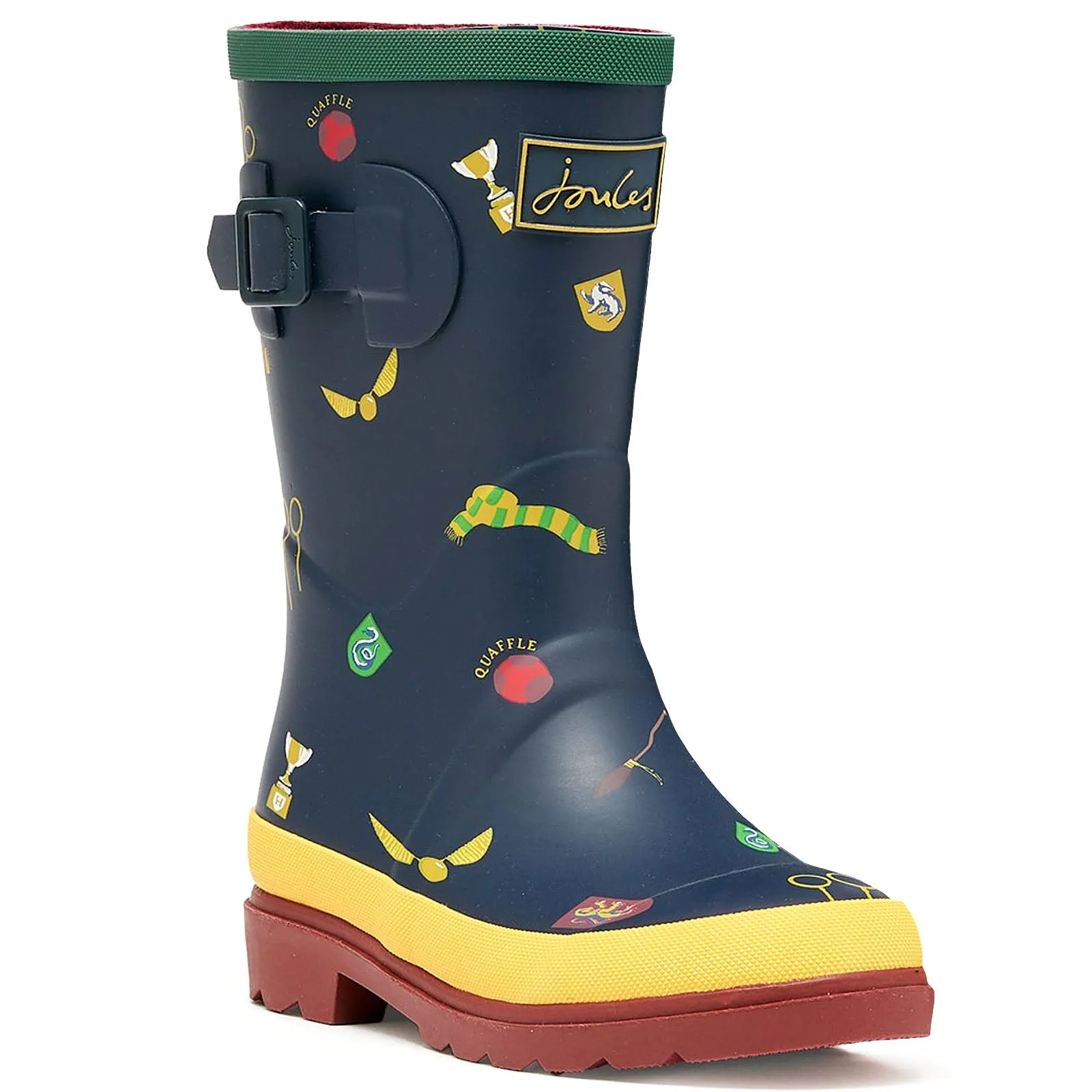 Joules Kids Spellbinding Wellies - Navy Quidditch