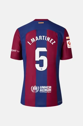 Junior LFP FC Barcelona 23/24 Home Shirt by I. MARTNEZ