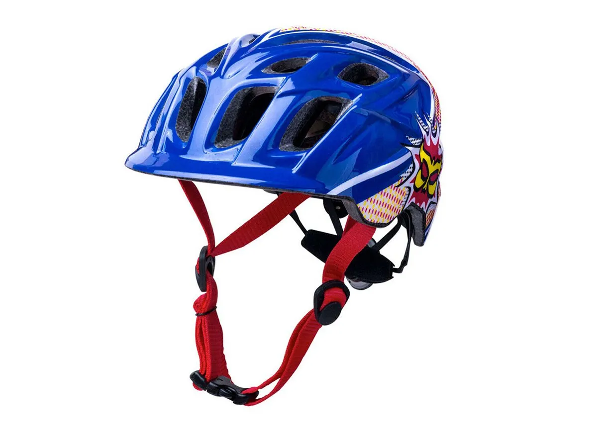 Kali Protectives Chakra MTB Helmet - Kids - Power Blue-Red