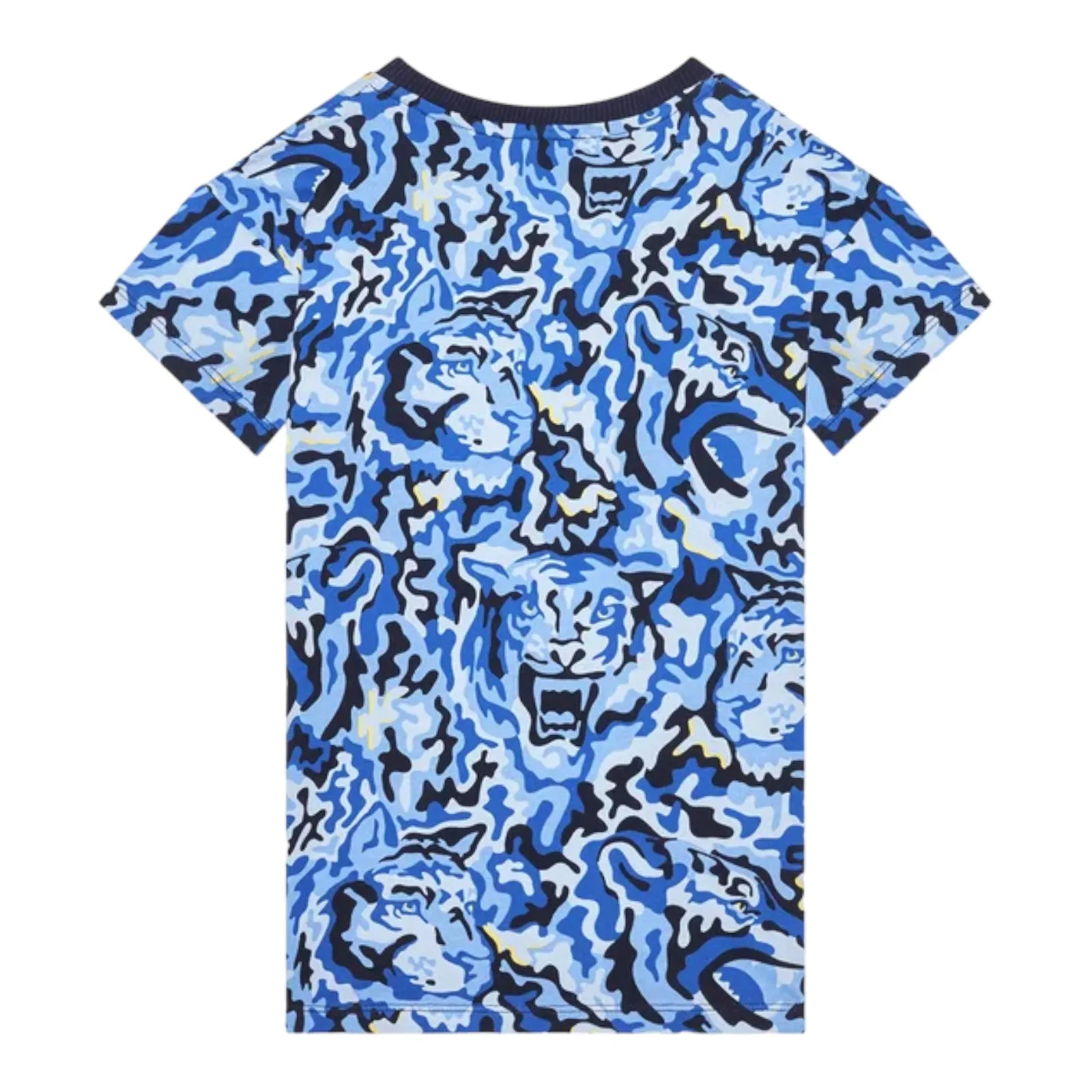 Kenzo Kids Camo Tiger Logo T-Shirt