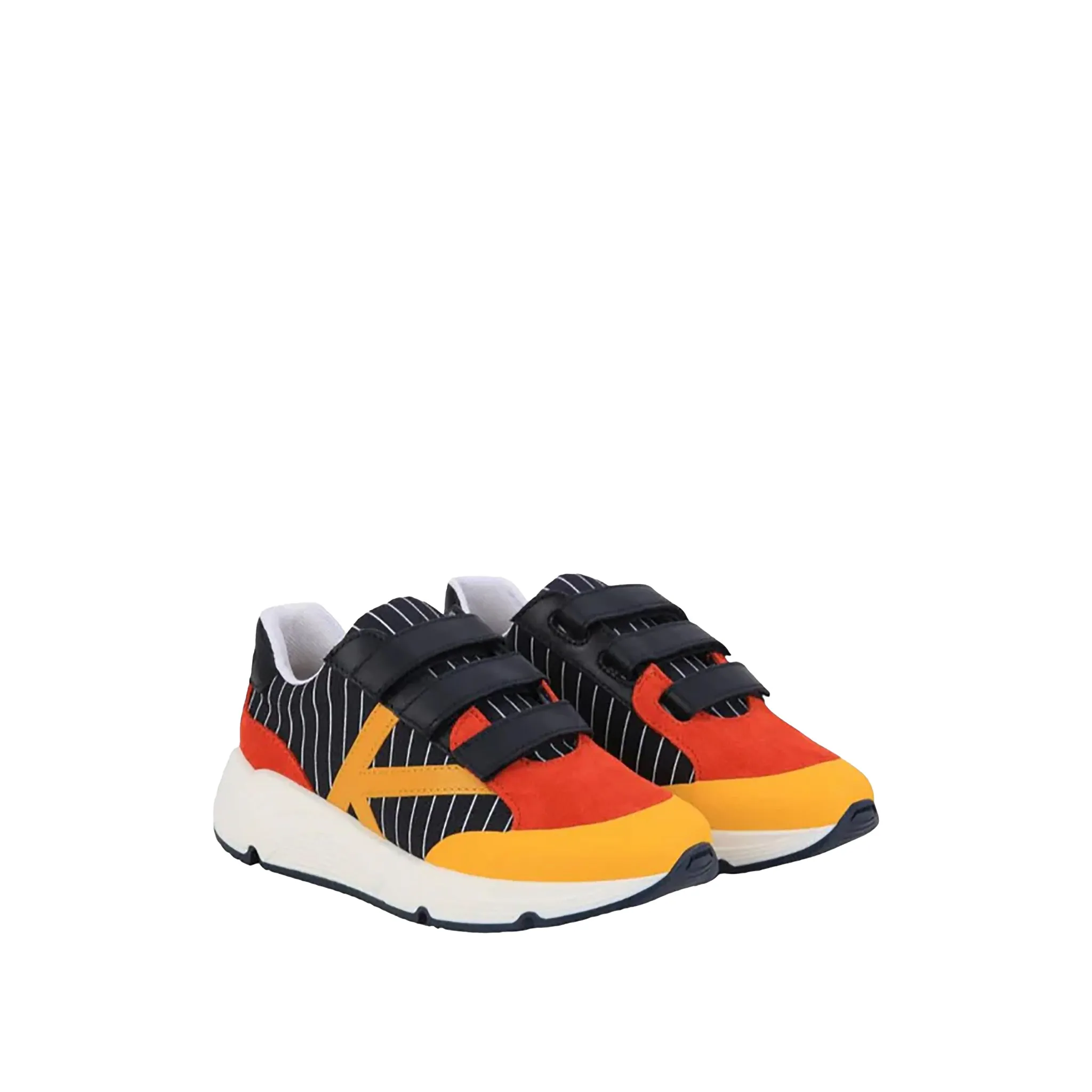 Kenzo Kids Colorblock Velcro Strap Sneakers