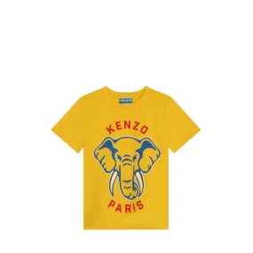 Kenzo Kids Elephant Logo Short Sleeve T-Shirt