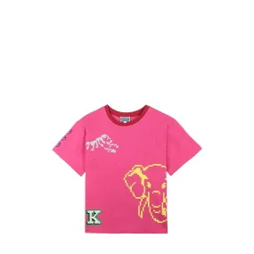 Kenzo Kids Girl's Animal Jungle T-Shirt