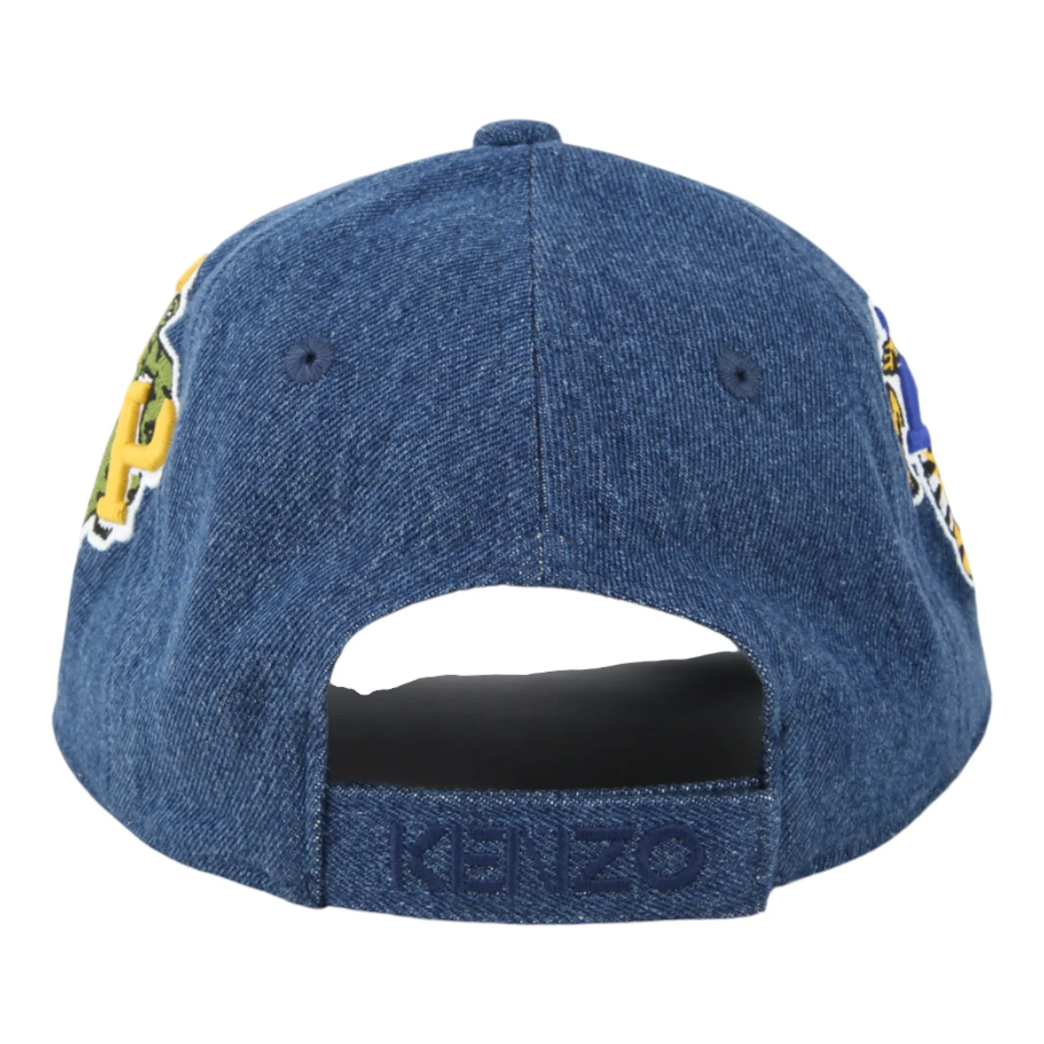 Kenzo Kids Logo Denim Baseball Cap