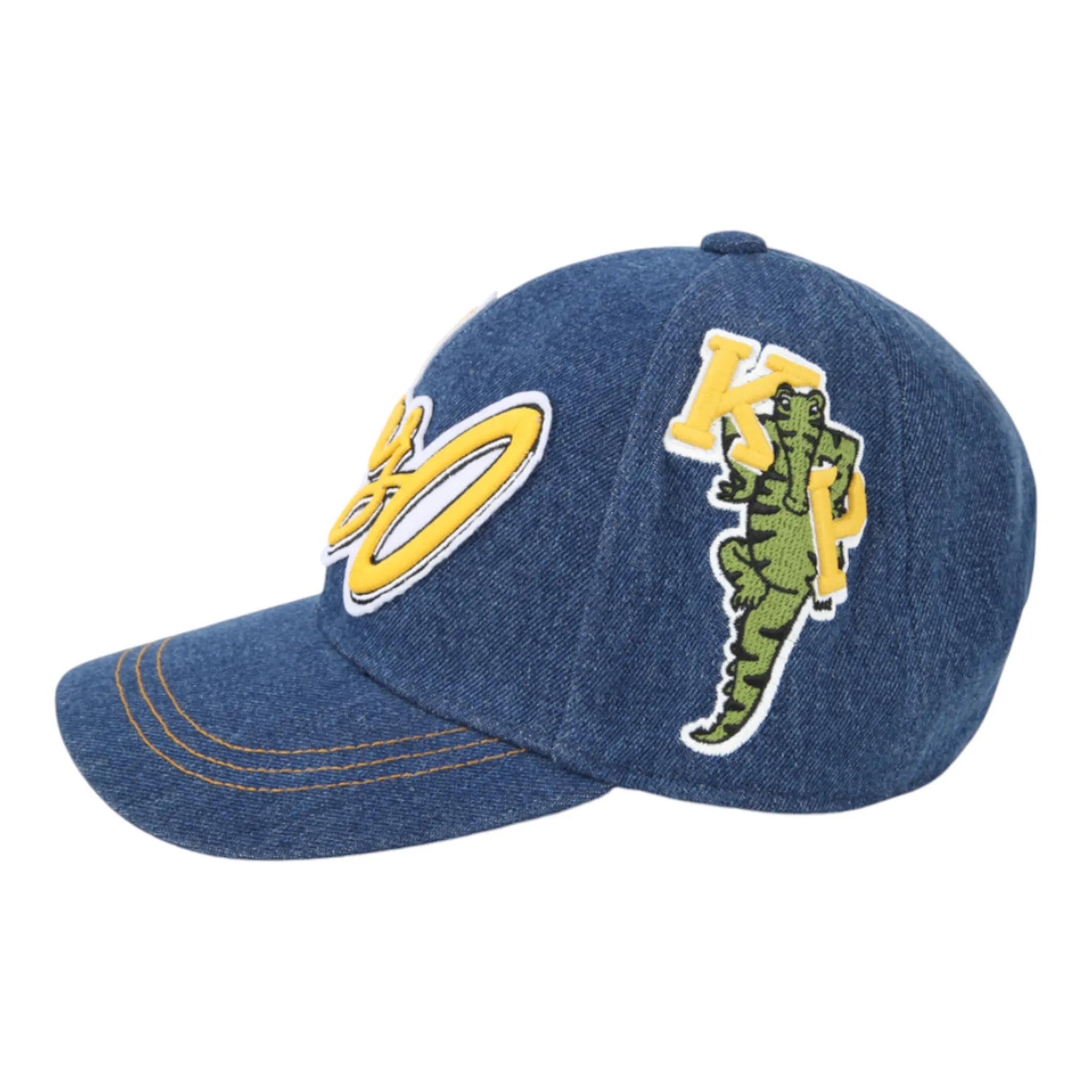 Kenzo Kids Logo Denim Baseball Cap