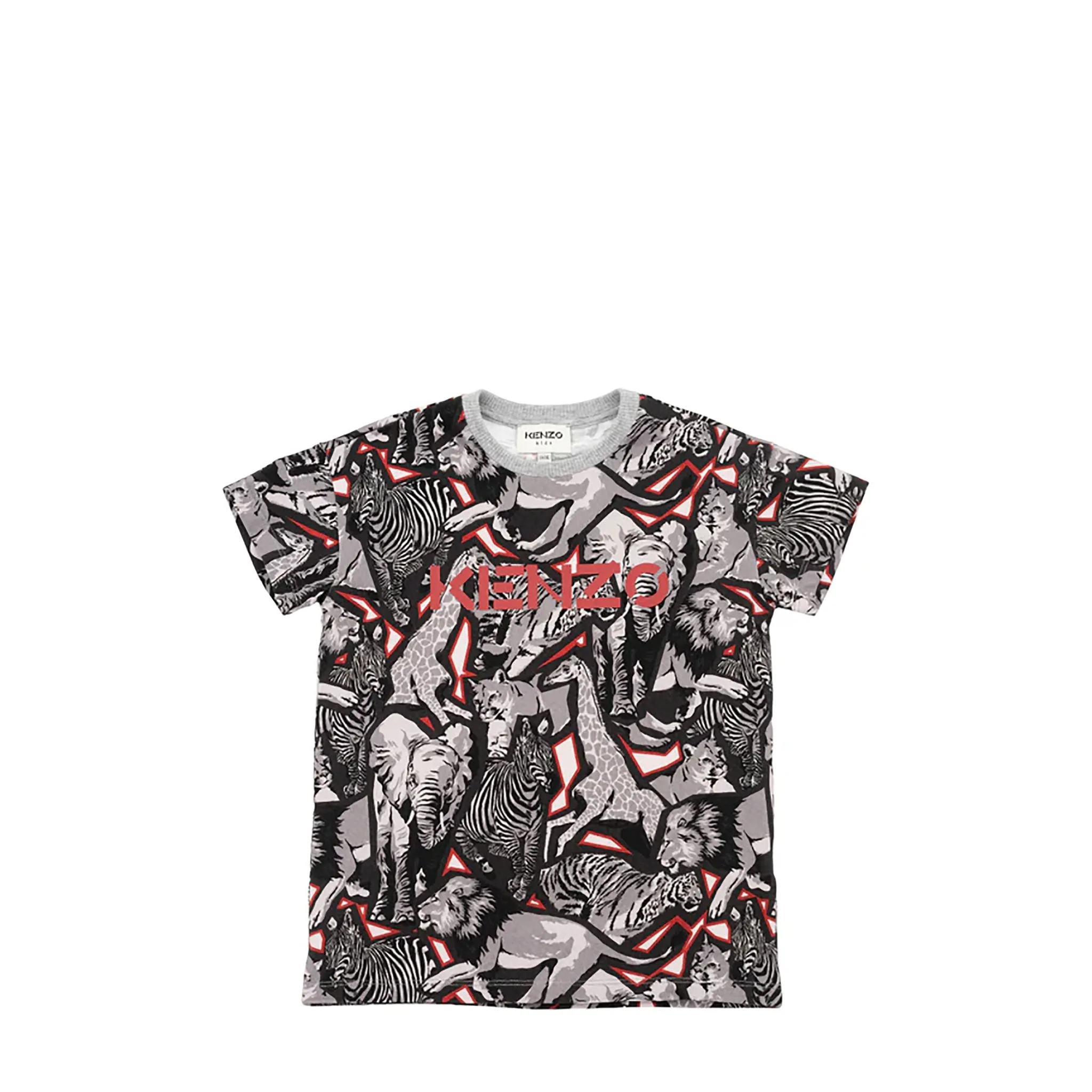 Kenzo Kids Mosaic Jungle Animal T-Shirt