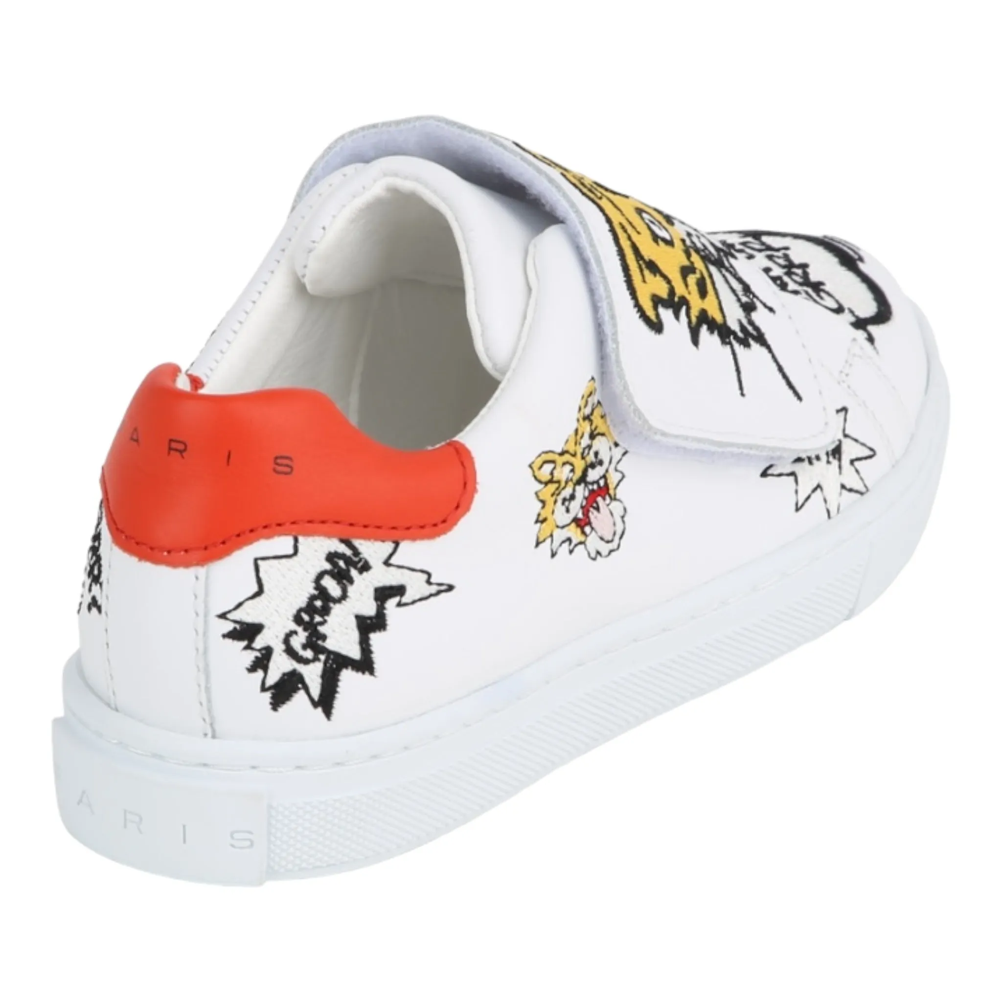 Kenzo Kids Multi-Logo Velcro Strap Sneakers