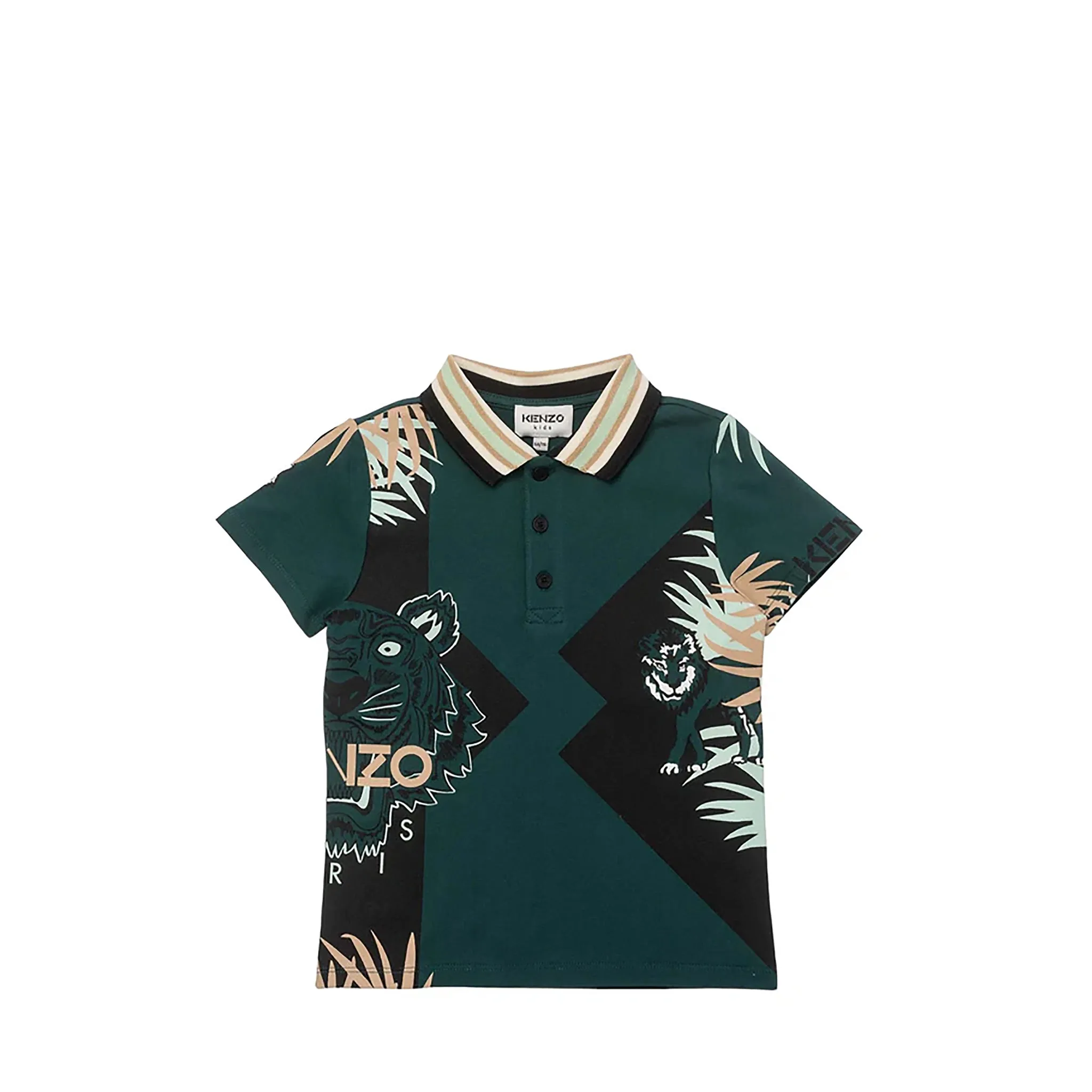 Kenzo Kids Multi-Pattern Polo Shirt