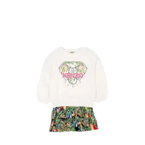 Kenzo Kids Tiger Floral Print Dress Set