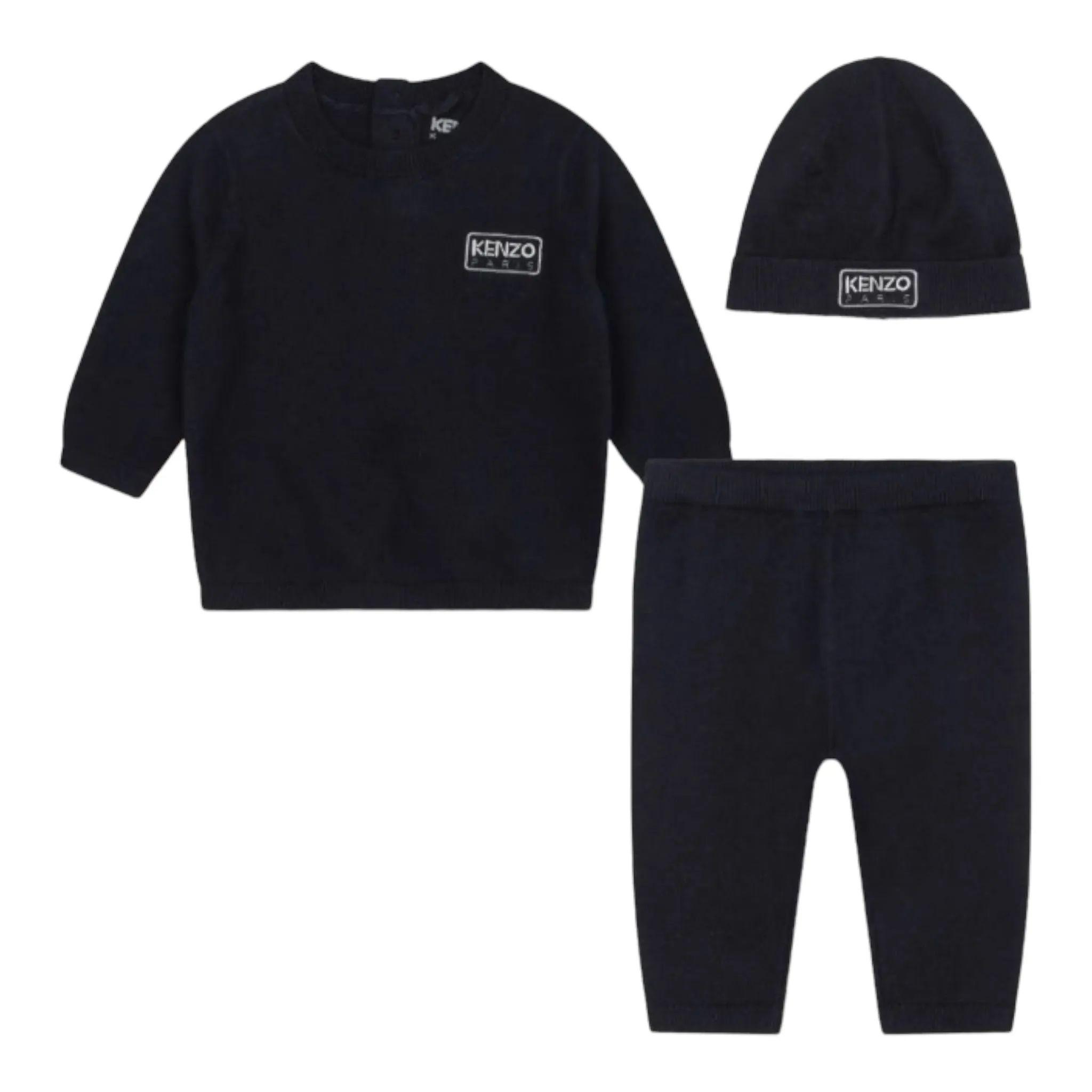 Kenzo Kids Toddler's 3pc Cotton/Cashmere Set