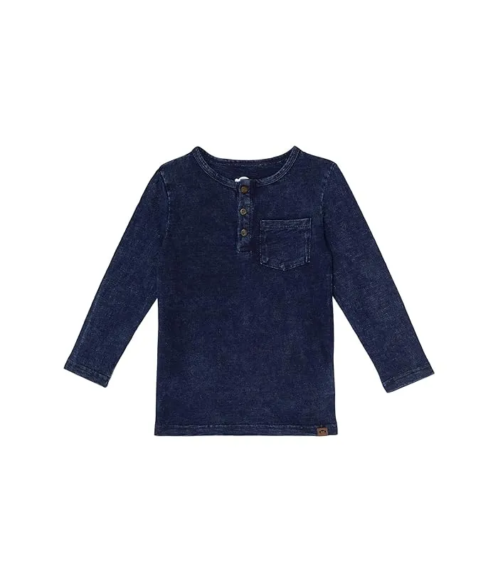 Kids Amos Slub Jersey Henley