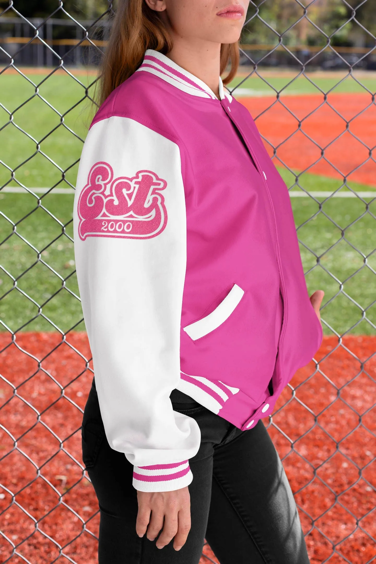 Kids and Adults Personalised Varsity Jacket Name Initial Date Established