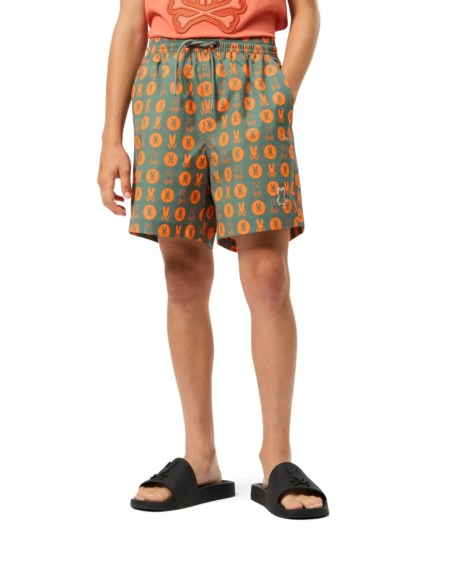 KIDS ARNOLD PRINT SWIM TRUNK - B0W820D200