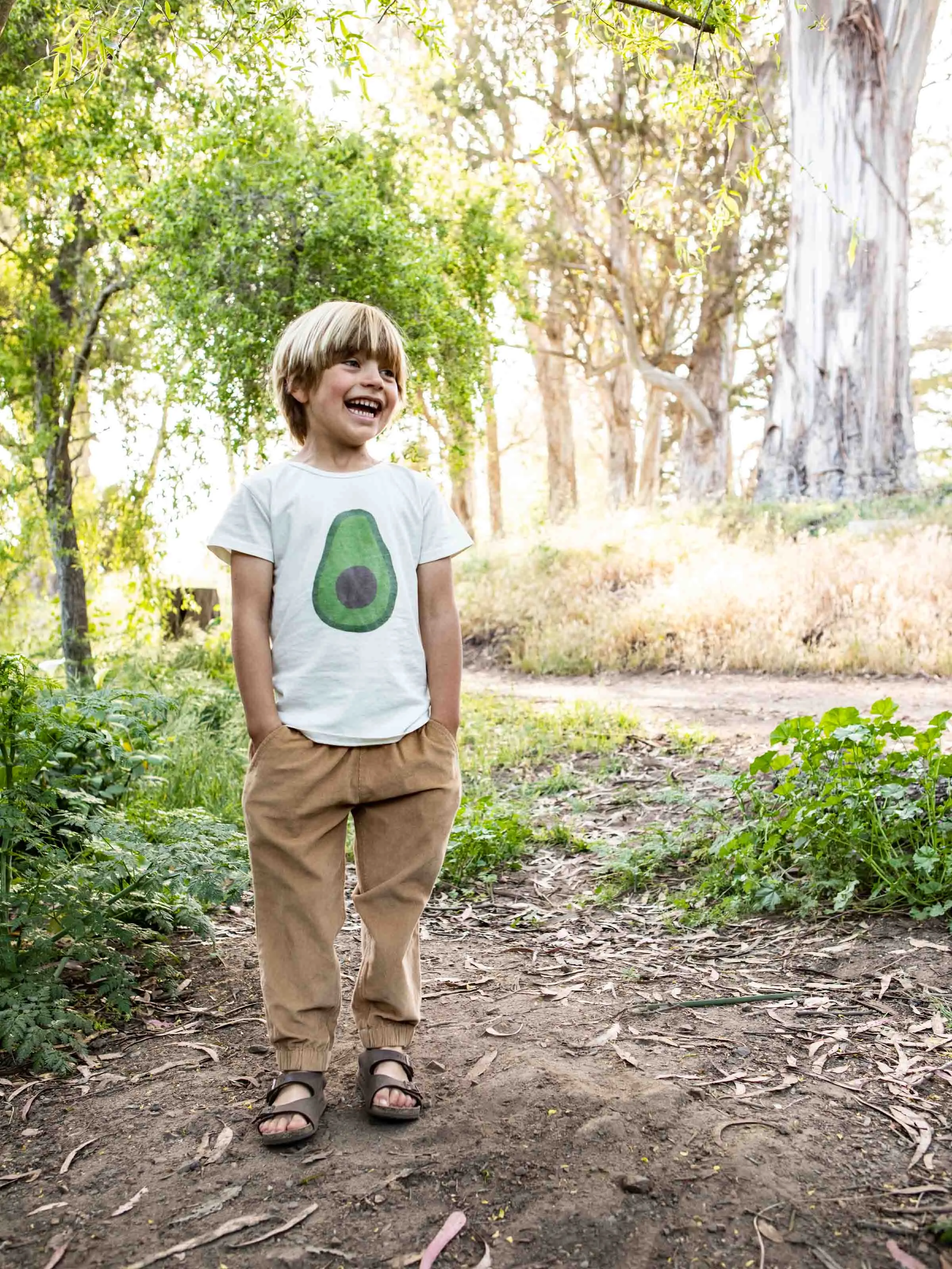 Children's T-Shirt Featuring Avocado Design