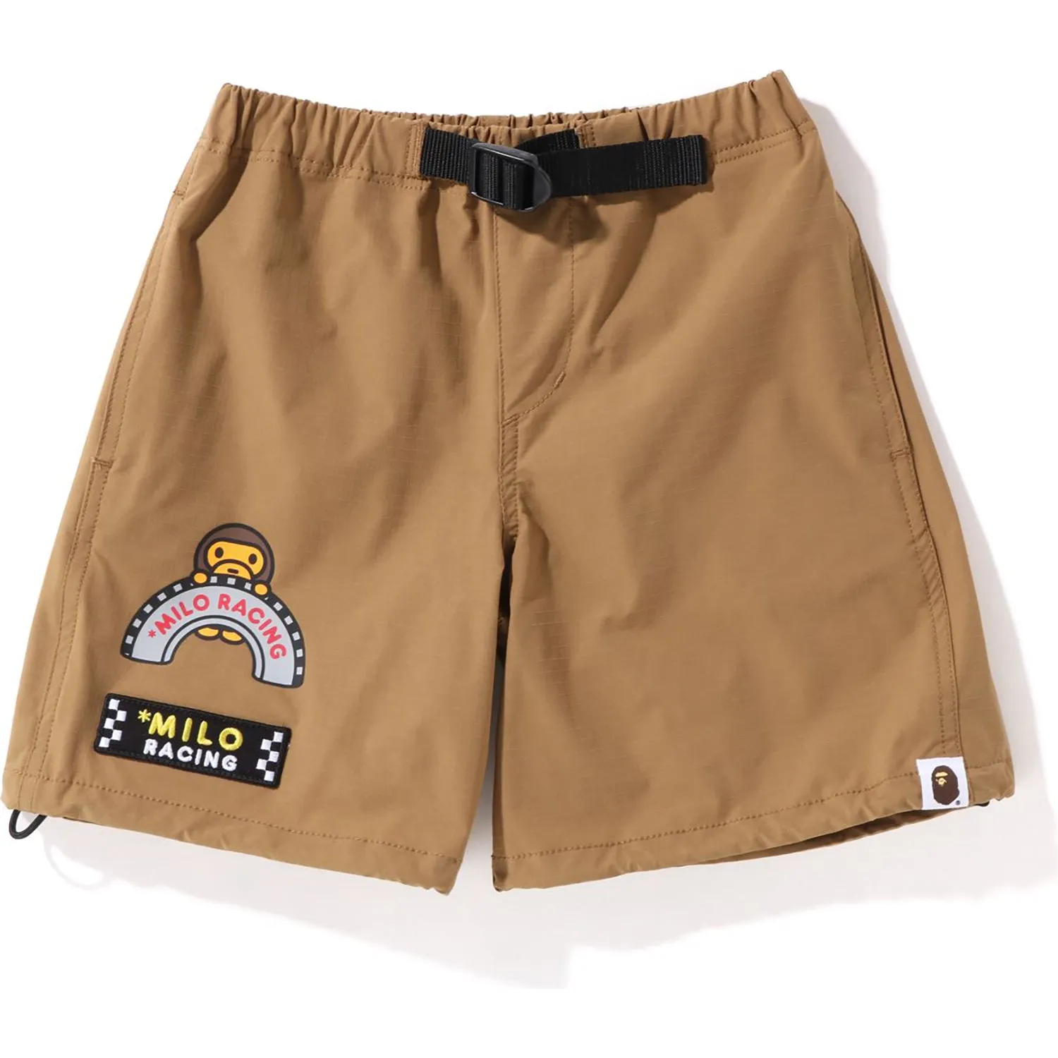 Kids Racing Shorts with Baby Milo Design