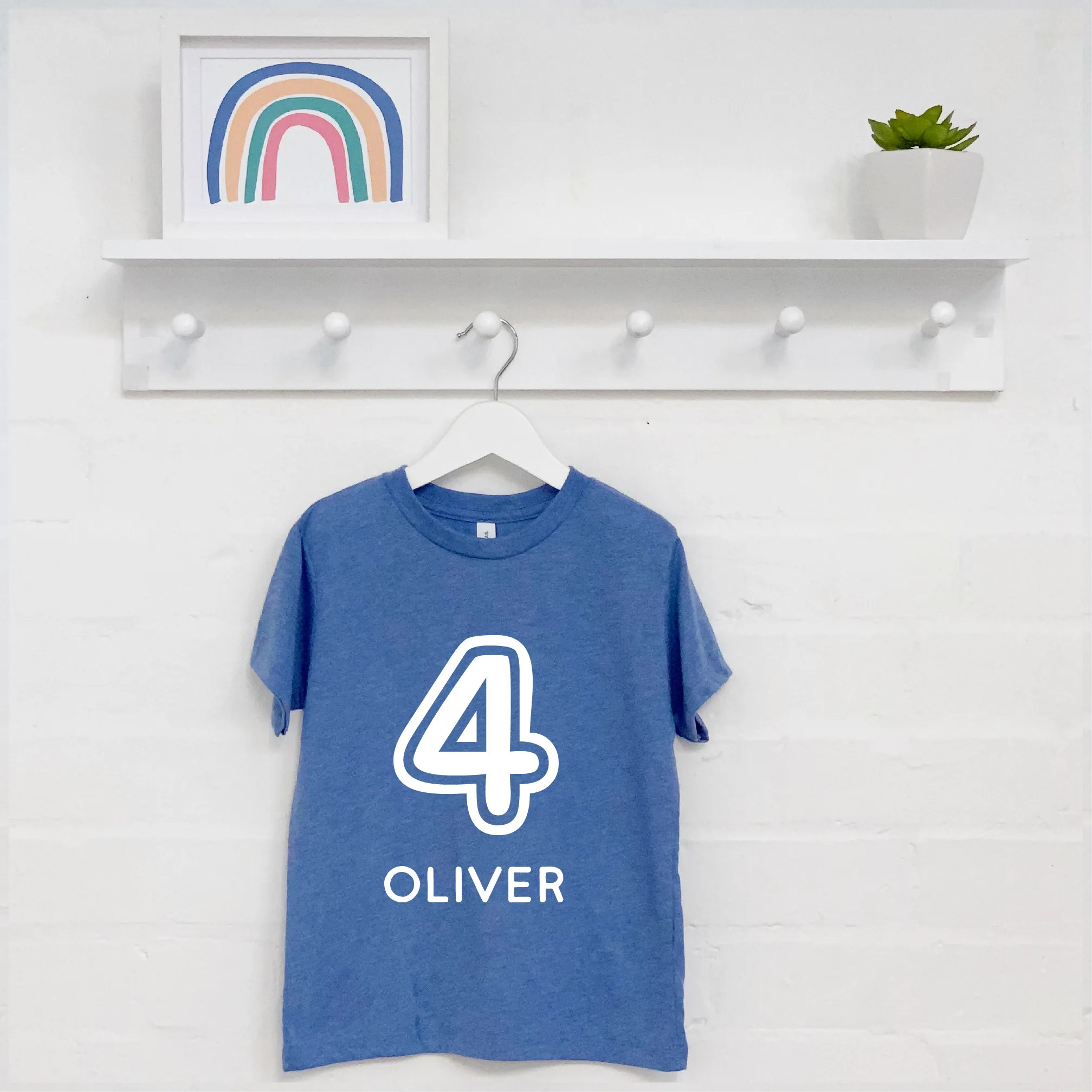 Kids Birthday T Shirt Personalised