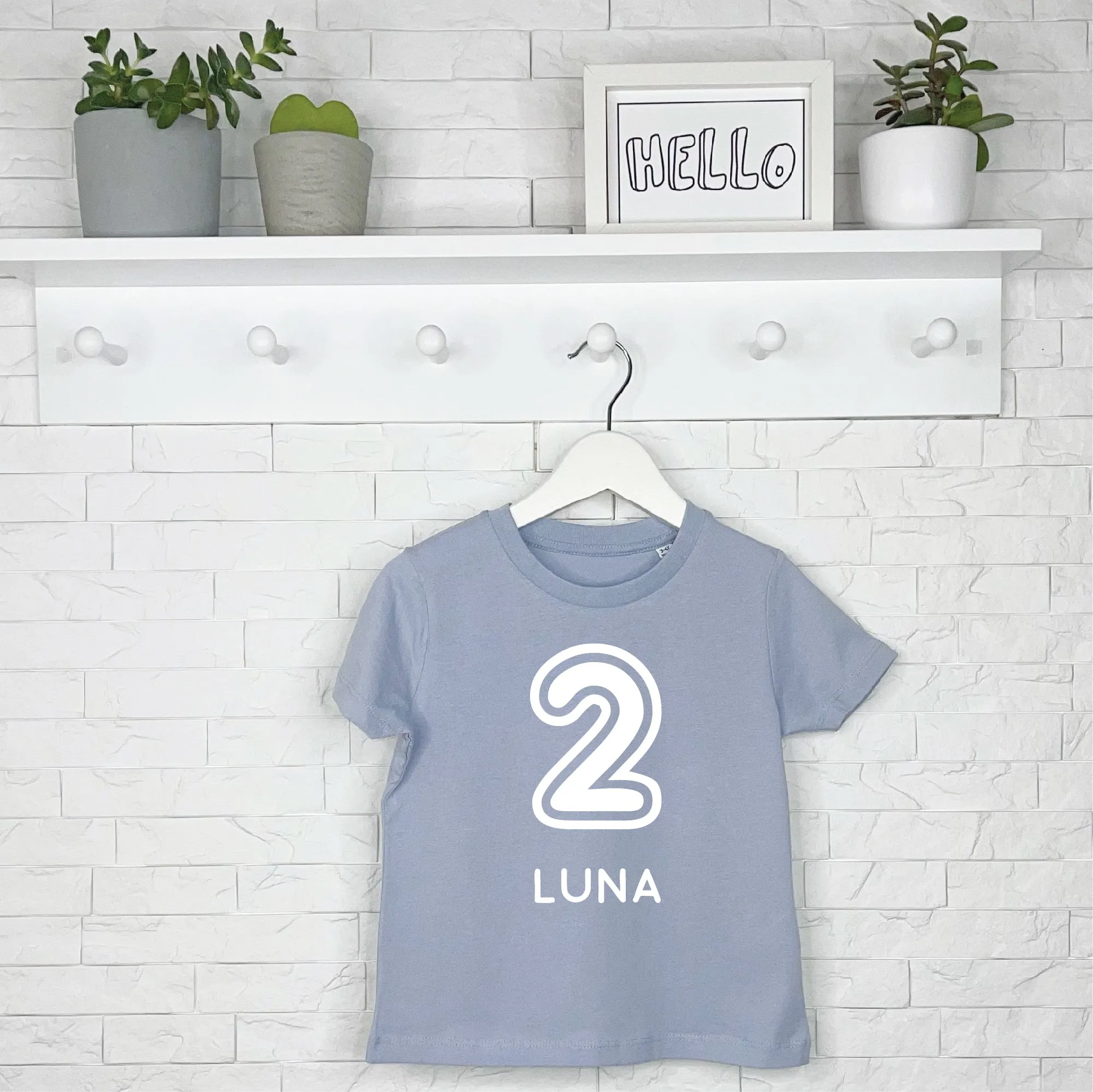 Kids Birthday T Shirt Personalised