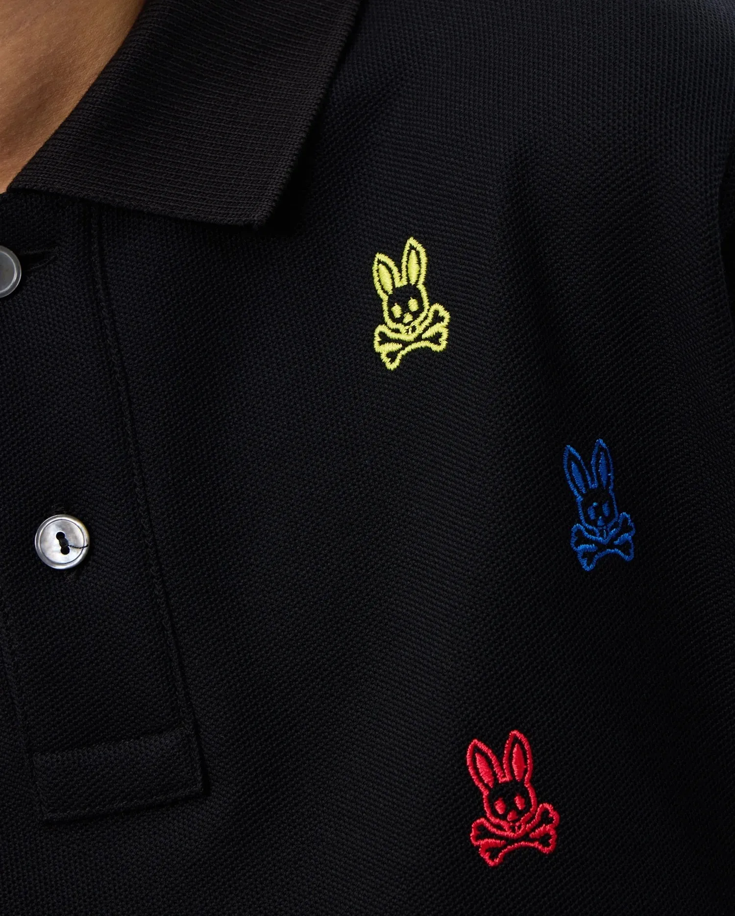 KIDS BONHAM ALL OVER BUNNY PIQUE POLO - B0K501C200