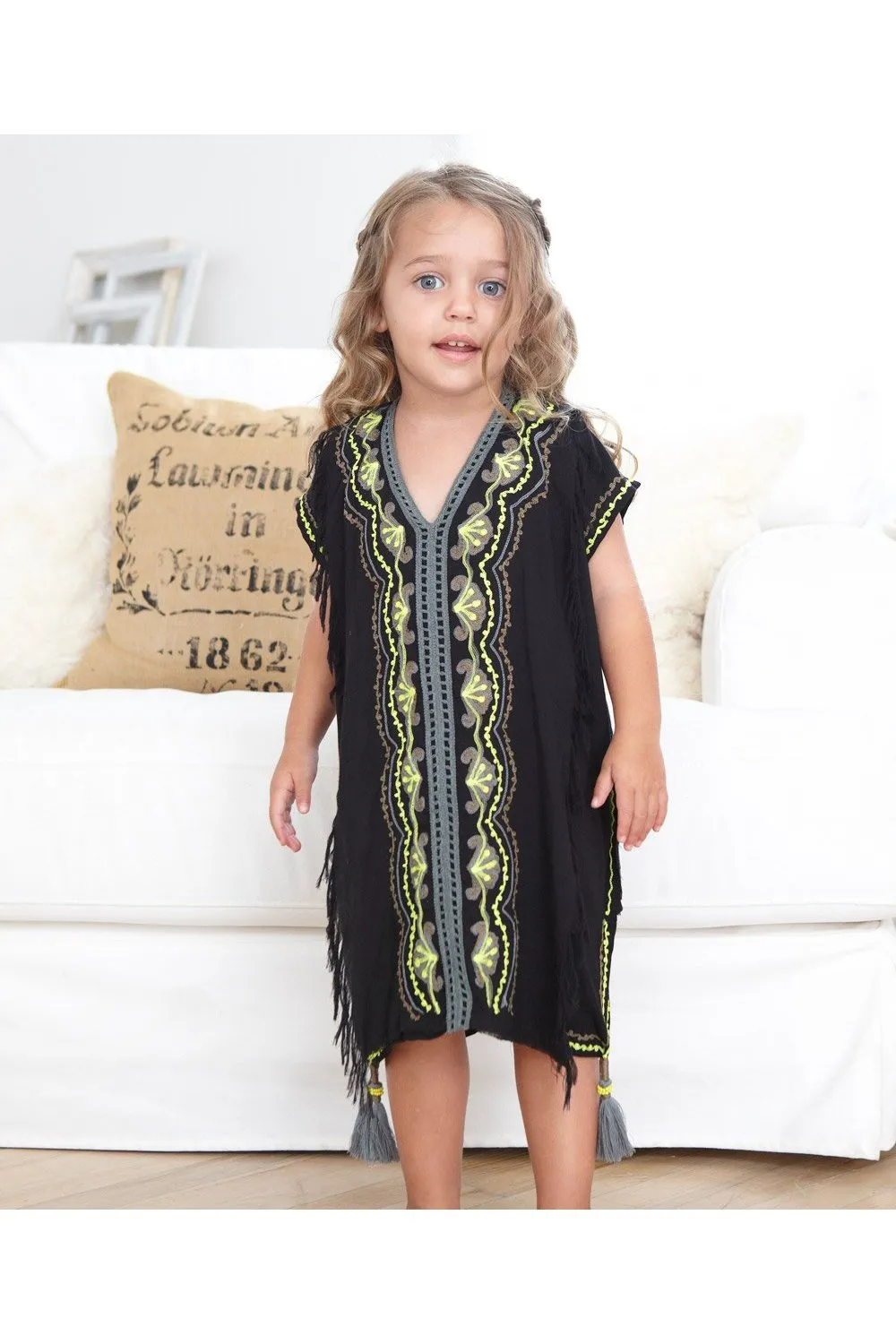 Breathable Kaftan for Children to Wear in Summer