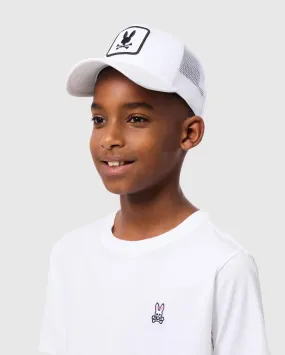 KIDS BUNNY PATCH TRUCKER CAP - B0A965C200