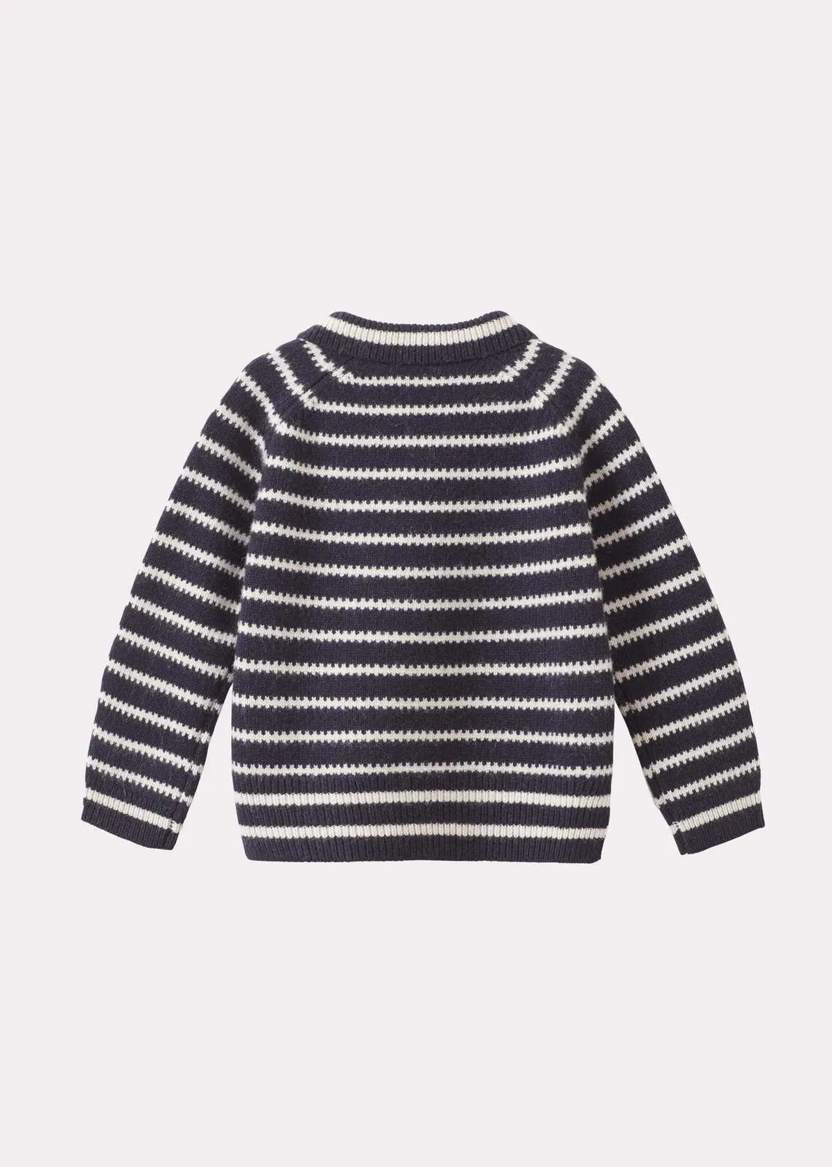 Children's Navy Caramel Jumper