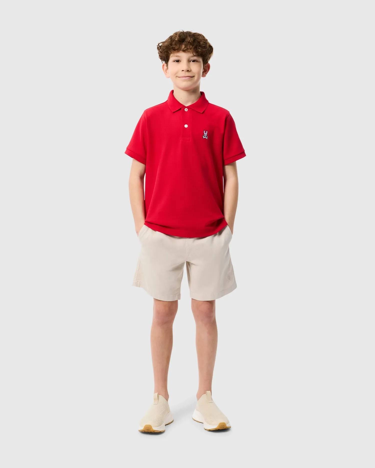 KIDS CLASSIC PIQUE POLO SHIRT  - B0K001CRPC