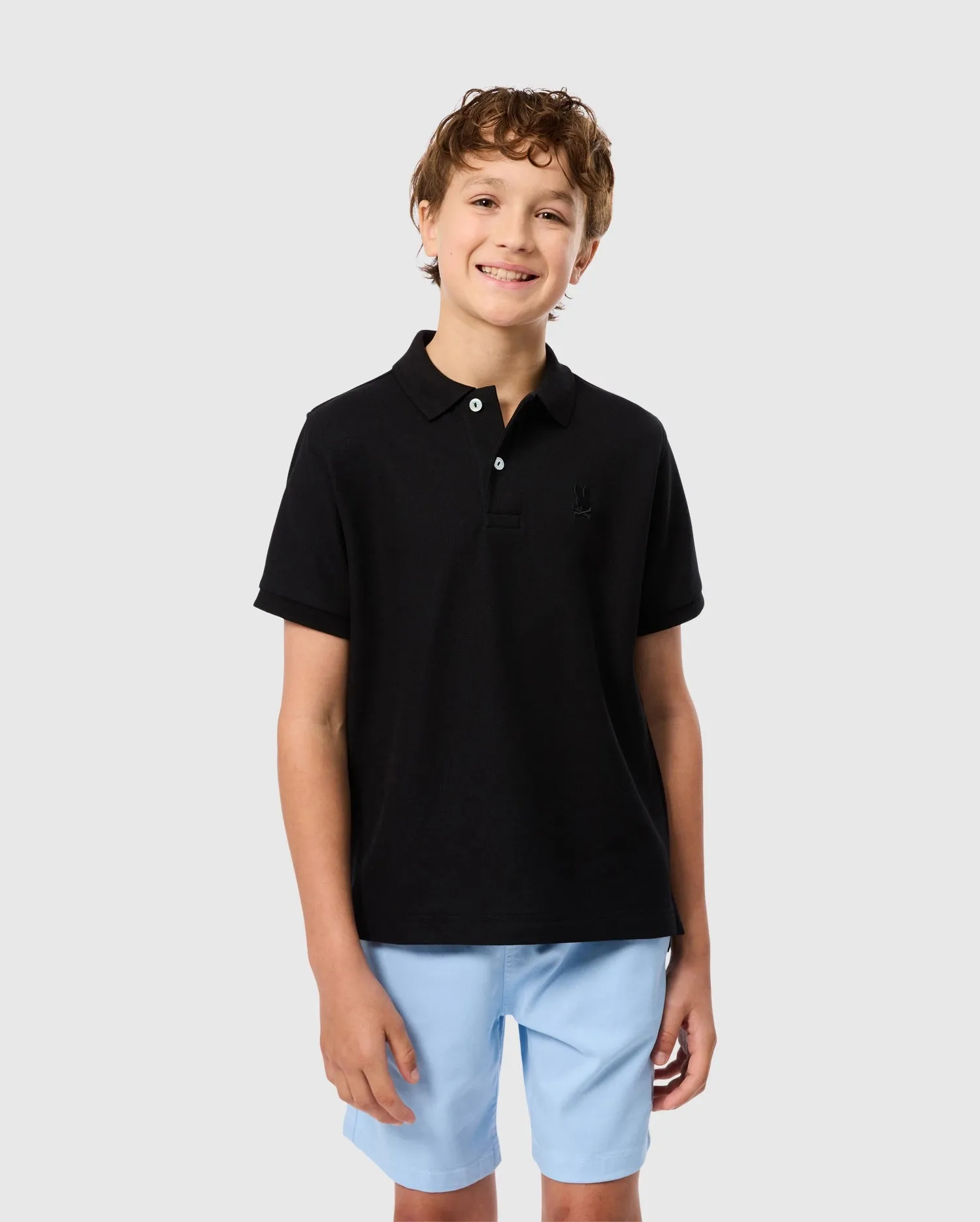 KIDS CLASSIC PIQUE POLO SHIRT - B0K021AR00