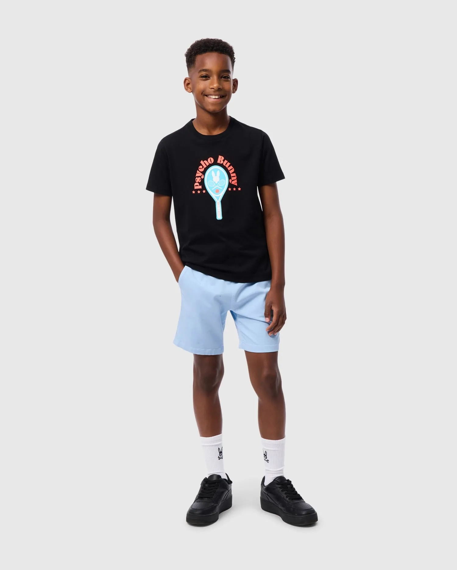 KIDS COURTSIDE GRAPHIC TEE - B0U682C200