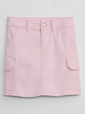 Kids Denim Cargo Skirt