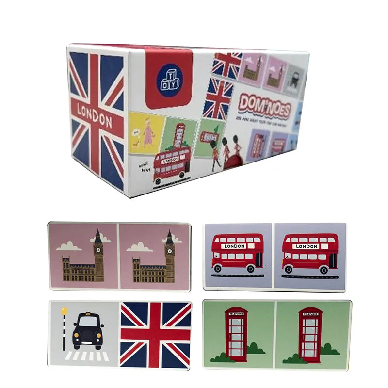 Children's Dominoes Game Kit - London Theme Souvenir GAME05