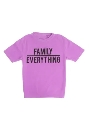 Kids Family Over Everything Purple