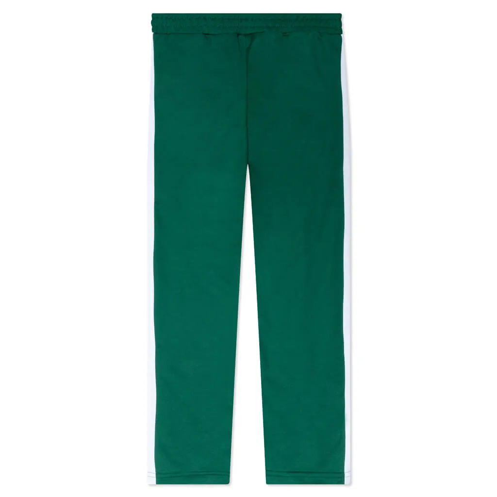 Kids Forest Green and White Track Pants