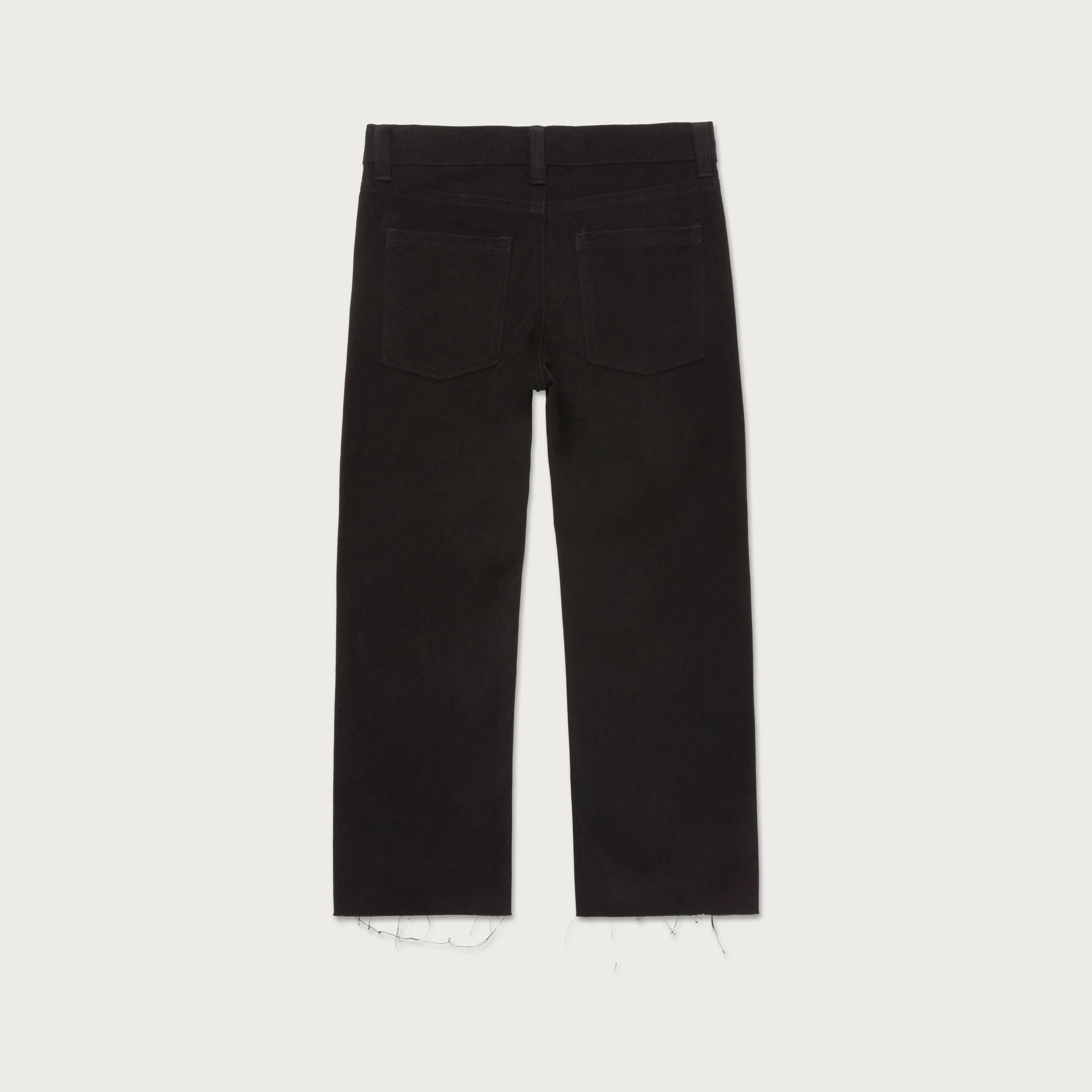 Kids Front Seam Pant - Black