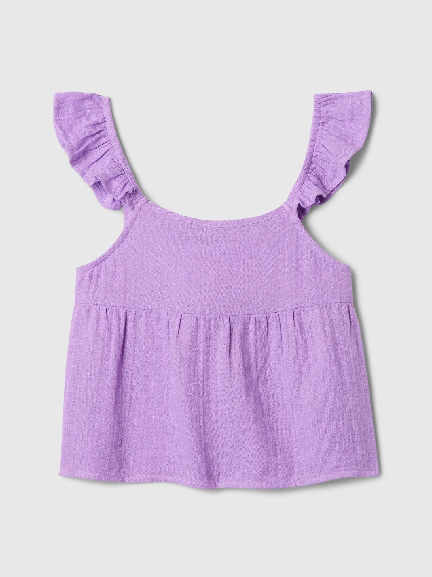 Kids Gauze Crochet Top