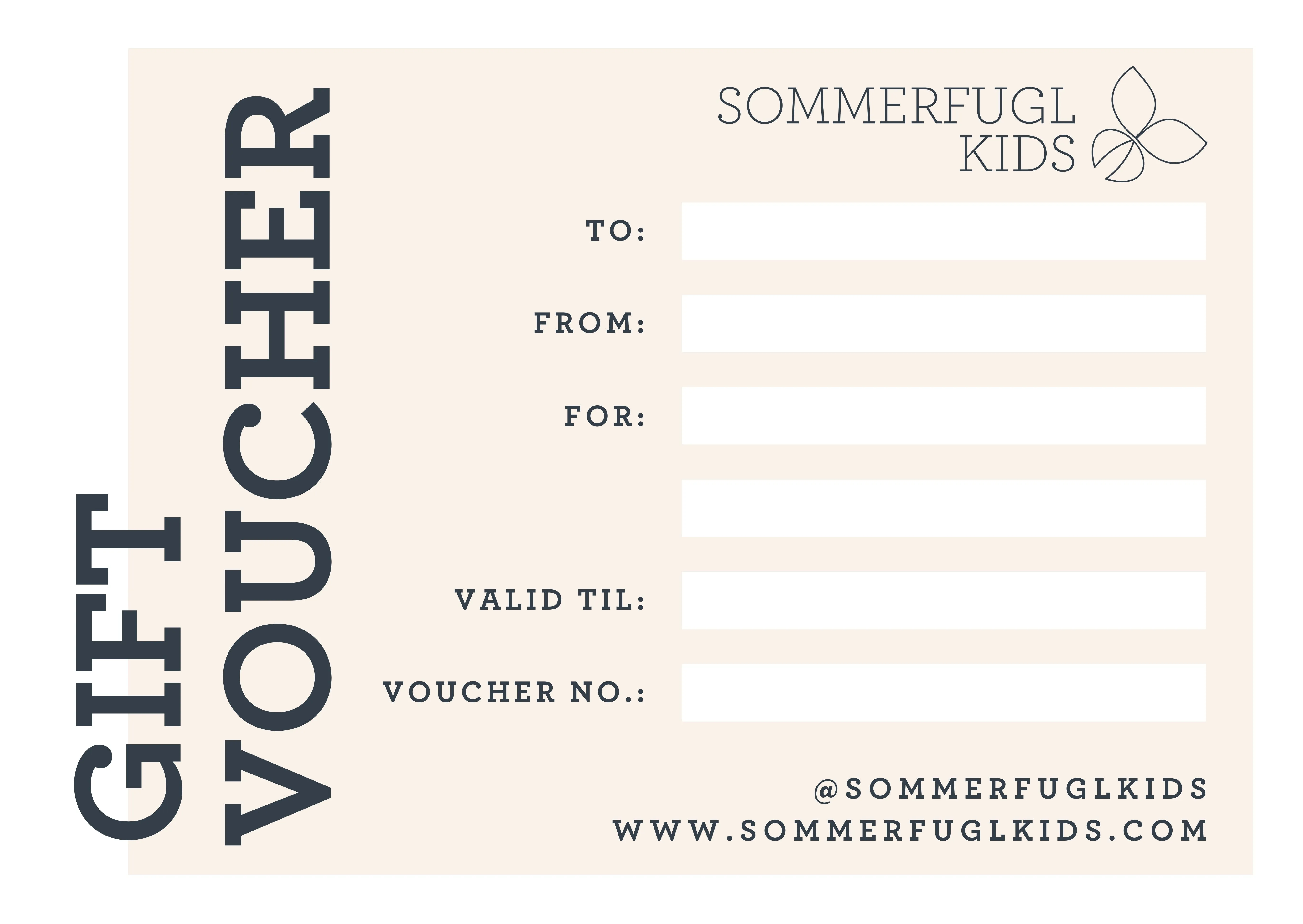 Children's Gift Voucher