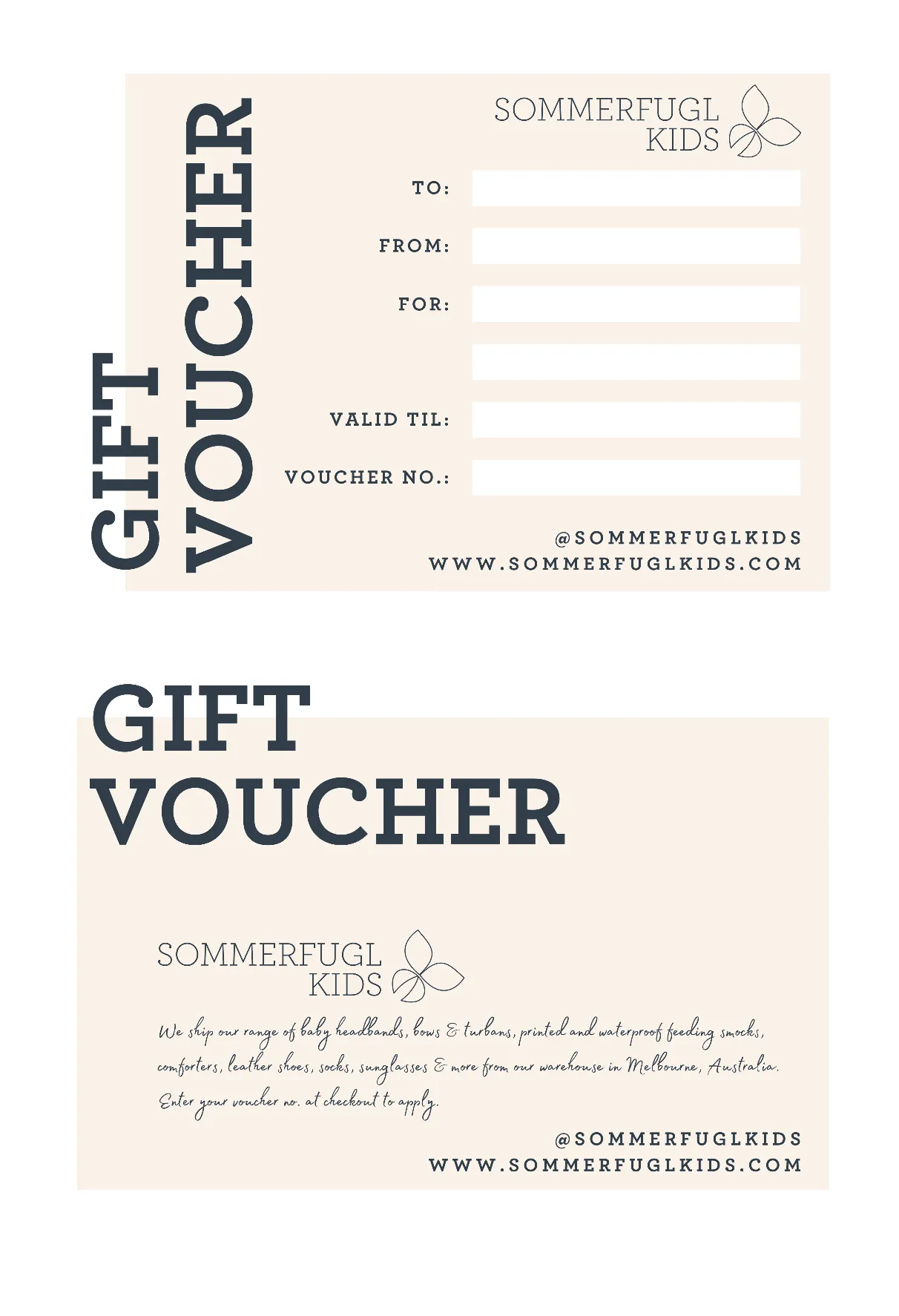 Children's Gift Voucher