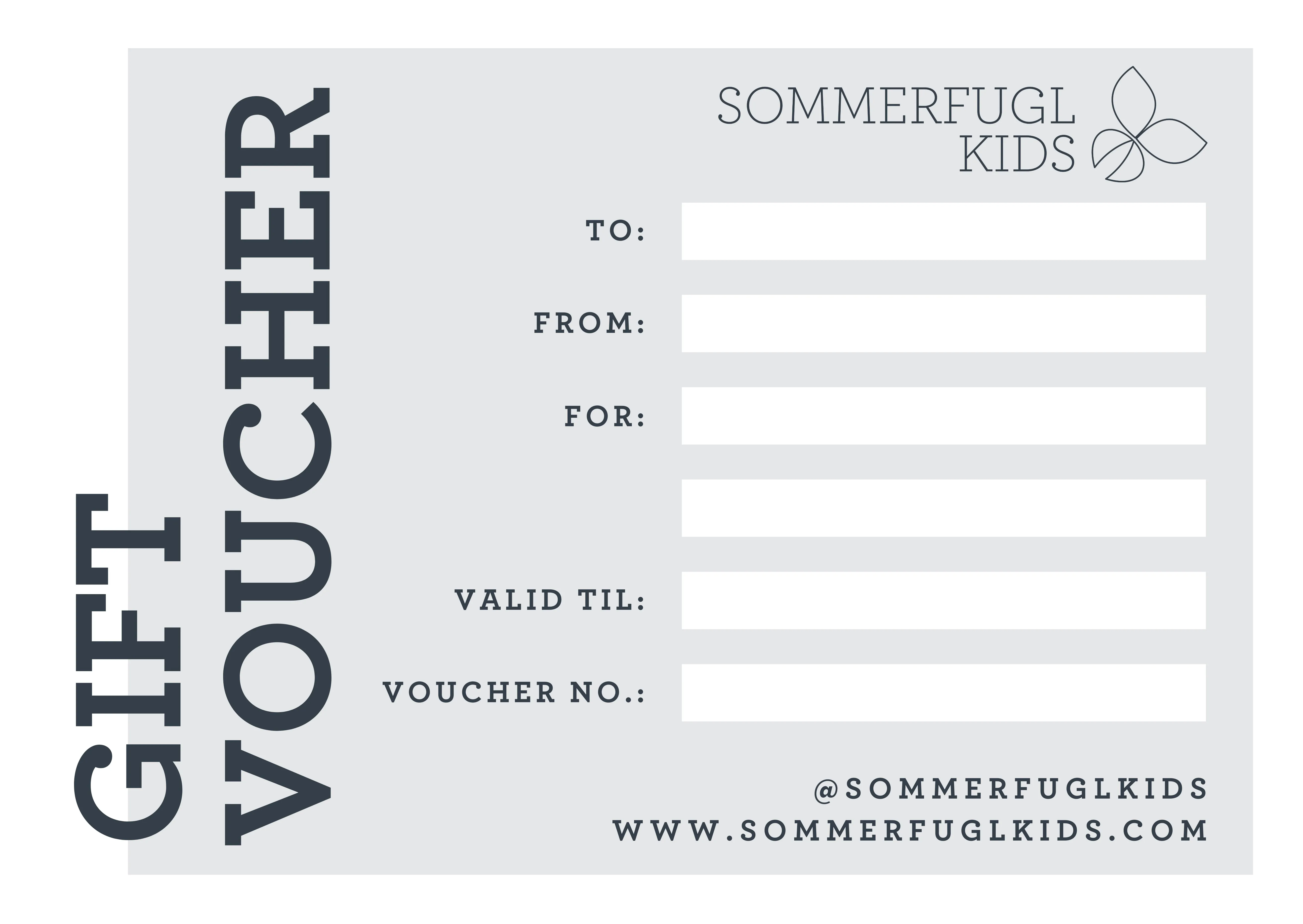 Children's Gift Voucher