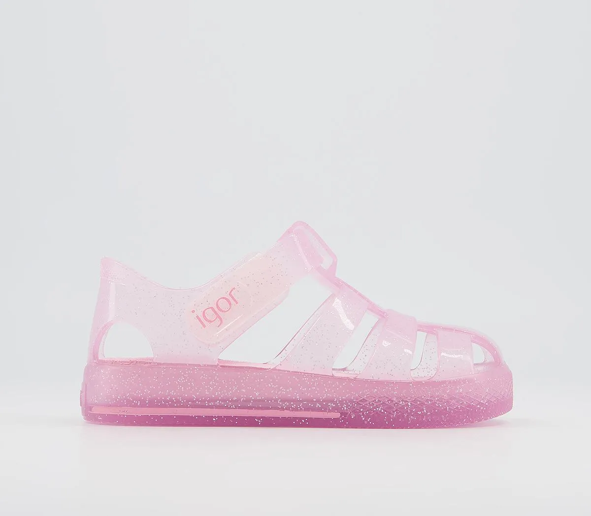 Kids Rosa Glitter Star Shoes