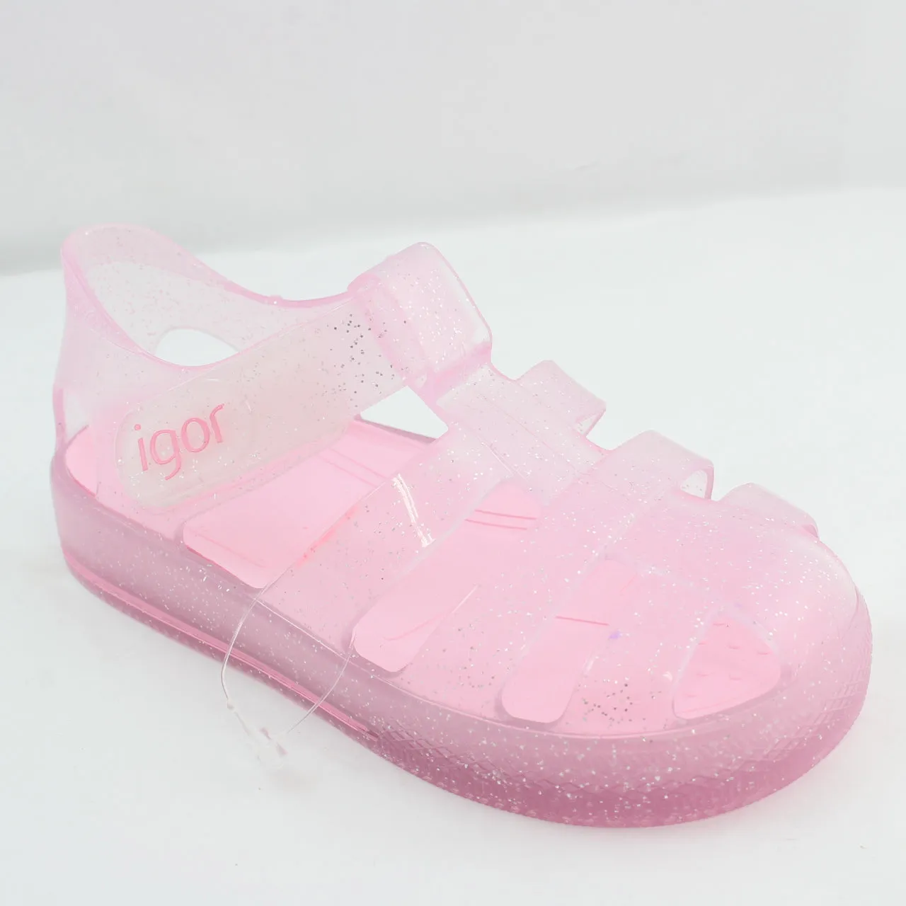 Kids Rosa Glitter Star Shoes