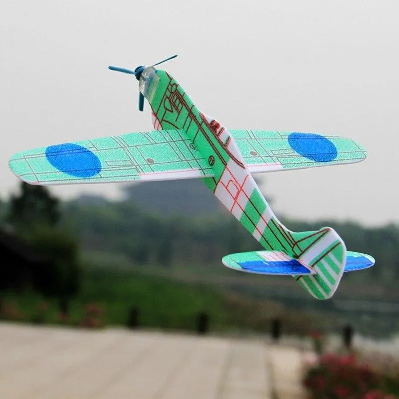 Kids Hand Throw Flying Glider Aircraft Toy Planes