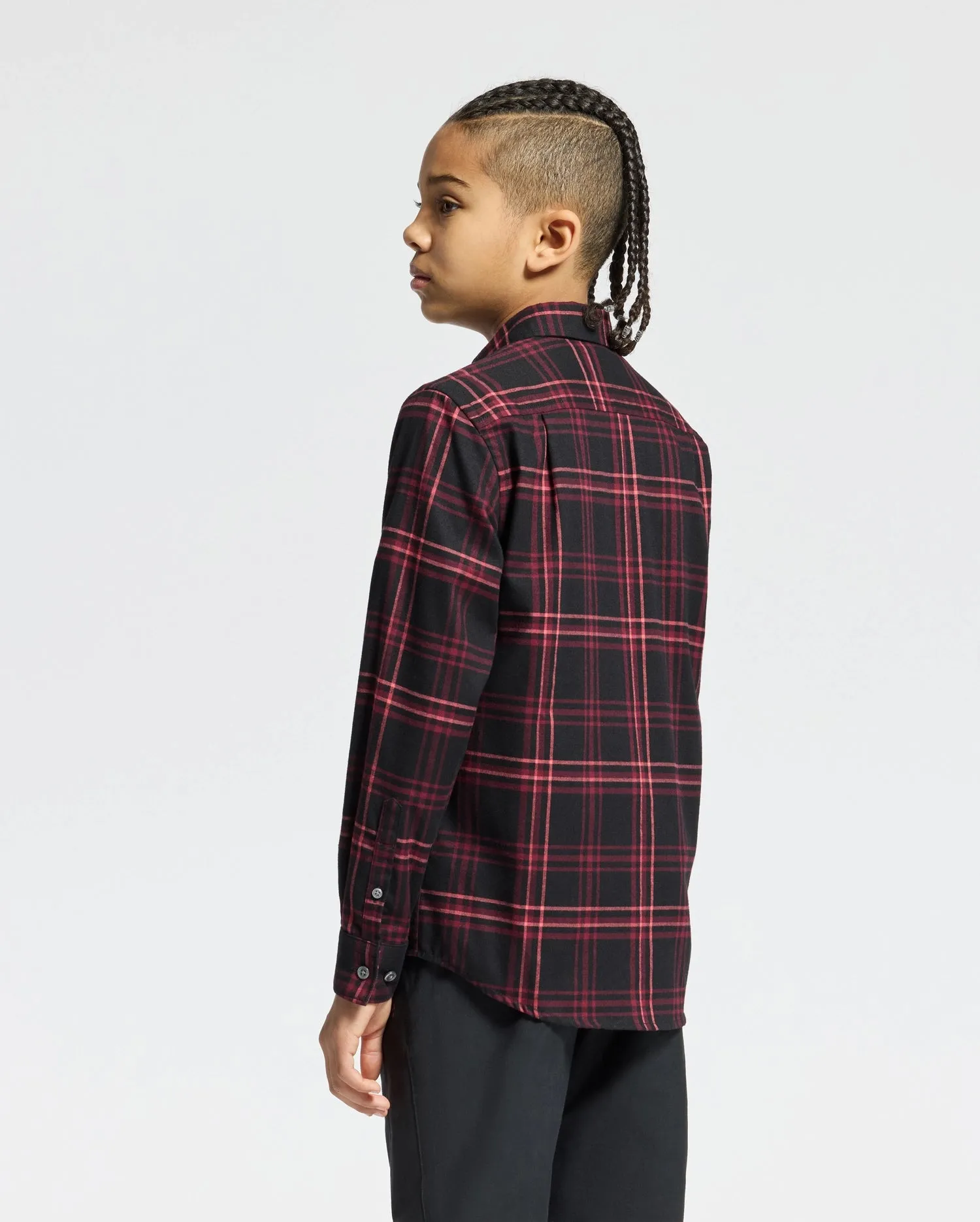 KIDS HAYES PLAID SHIRT - B0C842D200